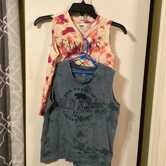 Old Navy Other - 2 Old Navy Boy Sleeveless Shirts Size L (10/12) in good Conditions $12 for both